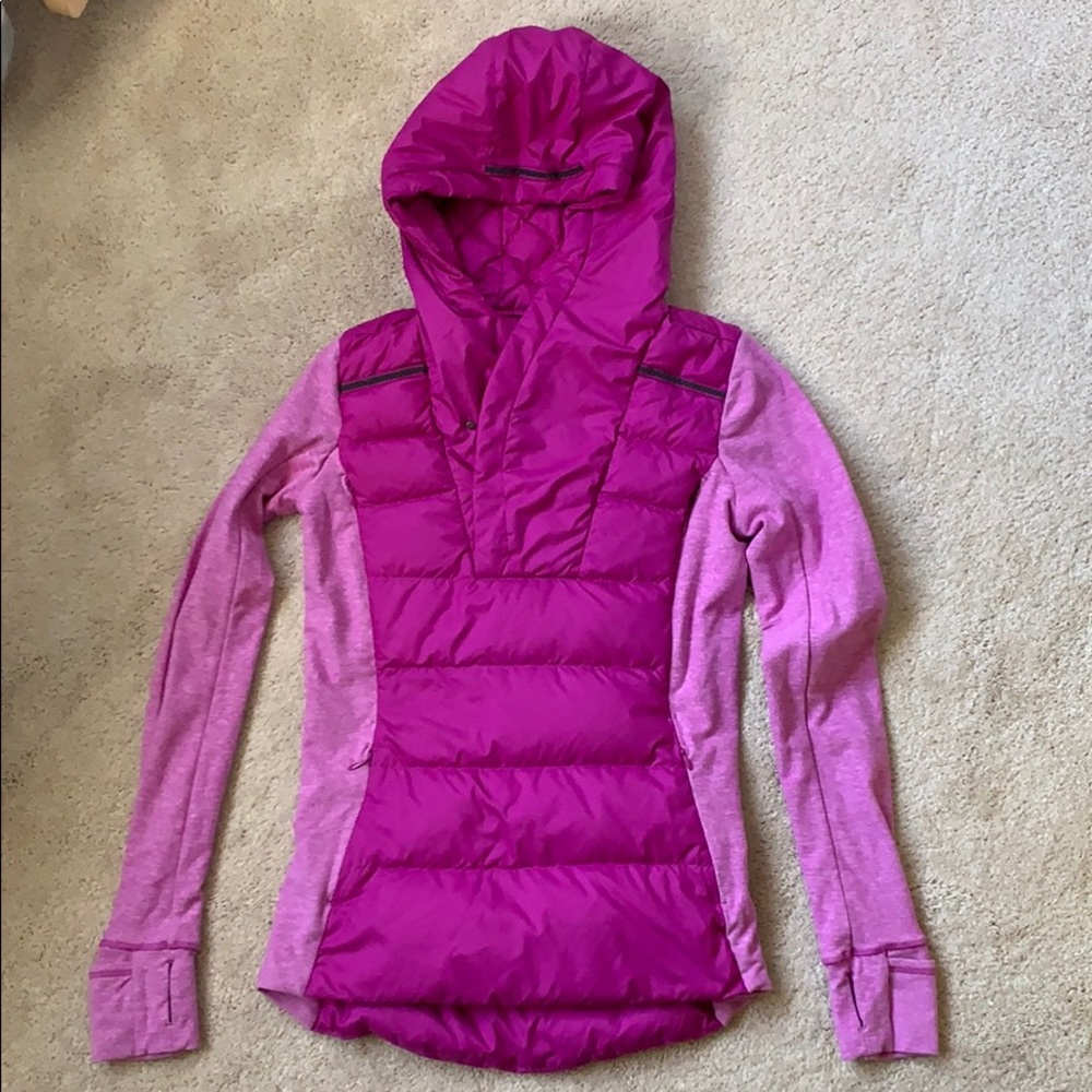 Lululemon Fluff Down Run Pullover, Size 4